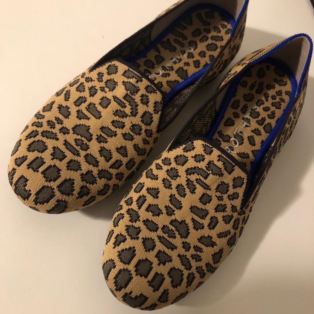 Rothys spotted loafers EUC
